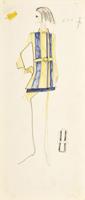 Karl Lagerfeld Fashion Drawing - Sold for $1,375 on 12-09-2021 (Lot 26).jpg